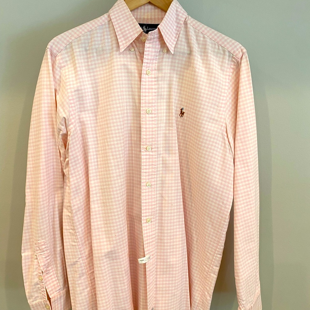 Casual Polo button down. Good with sleeves rolled up at a pool party or barbecue